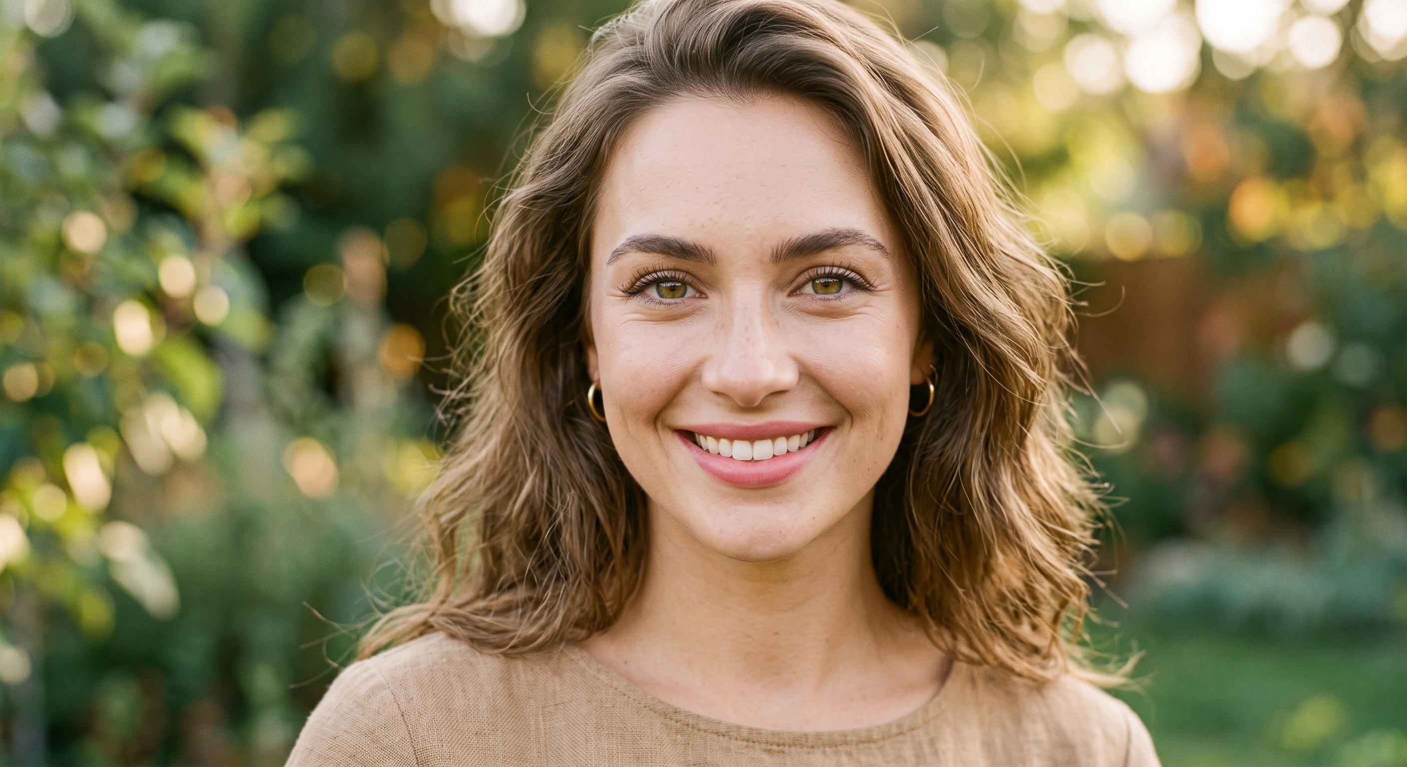 Mulher - Lentes de contato dental e sorriso